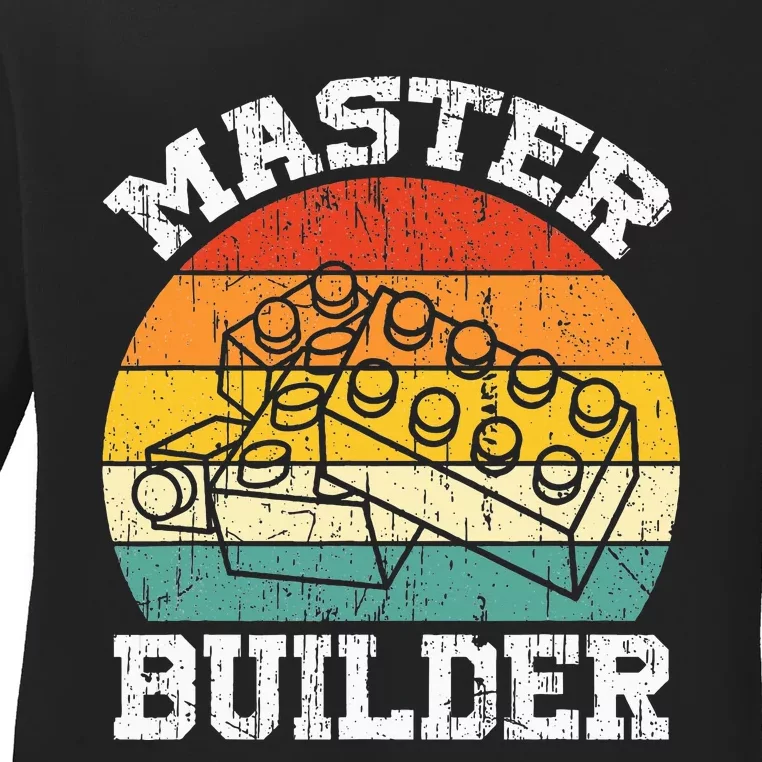 Master Builder Building Blocks Master Builder Ladies Long Sleeve Shirt