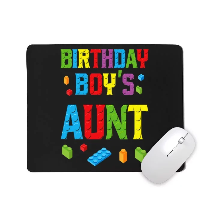 Master Builder Birthday  Aunt Building Bricks Blocks Mousepad