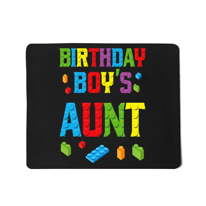 Master Builder Birthday  Aunt Building Bricks Blocks Mousepad