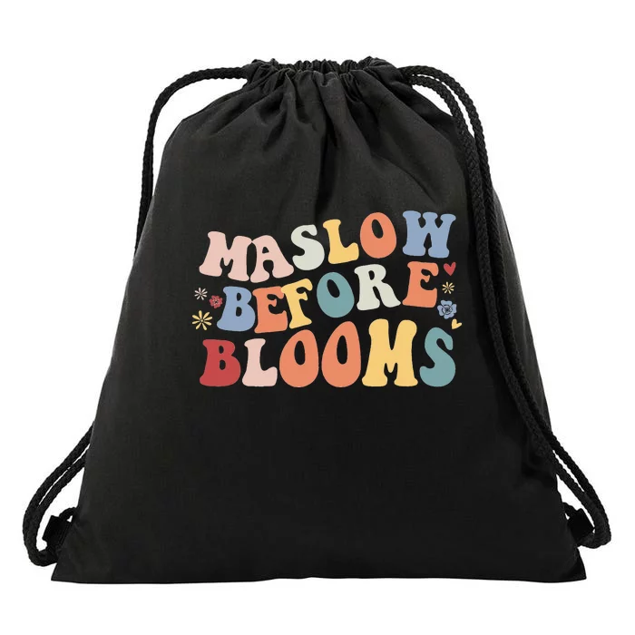 Maslow Before Blooms Drawstring Bag