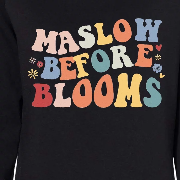 Maslow Before Blooms Womens California Wash Sweatshirt