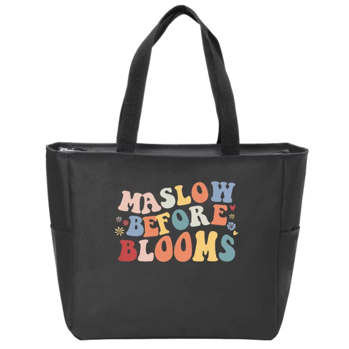 Maslow Before Blooms Zip Tote Bag