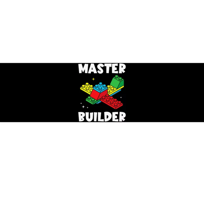 Master Builder Building Blocks Brick Toy Master Builder Bumper Sticker