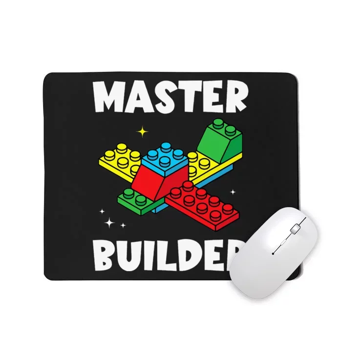 Master Builder Building Blocks Brick Toy Master Builder Mousepad