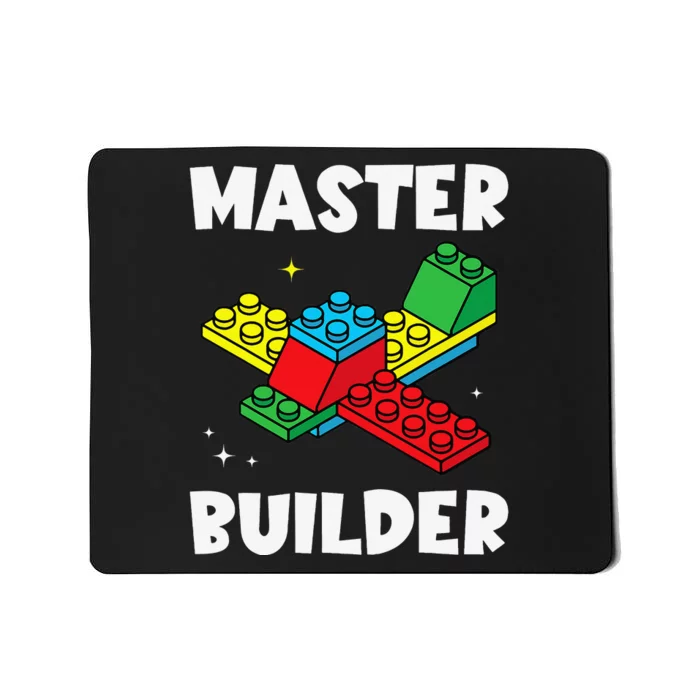 Master Builder Building Blocks Brick Toy Master Builder Mousepad