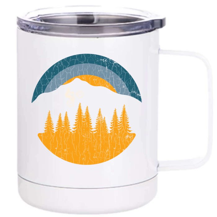 Mountain Bike Biking Gift For Her Gift Front & Back 12oz Stainless Steel Tumbler Cup