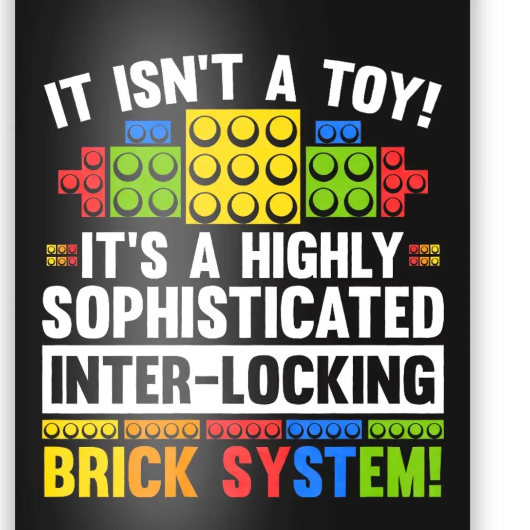 Master Builder Bricks Blocks Play Toys Poster