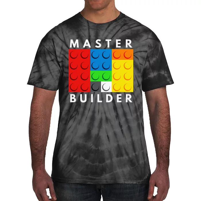 Master Builder Building Blocks Brick Builders Toys Present Tie-Dye T-Shirt