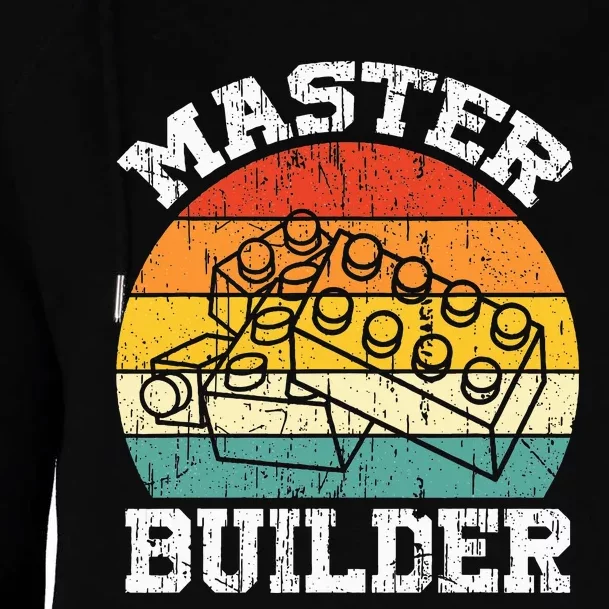 Master Builder Building Blocks Brick Toy Master Builder Womens Funnel Neck Pullover Hood