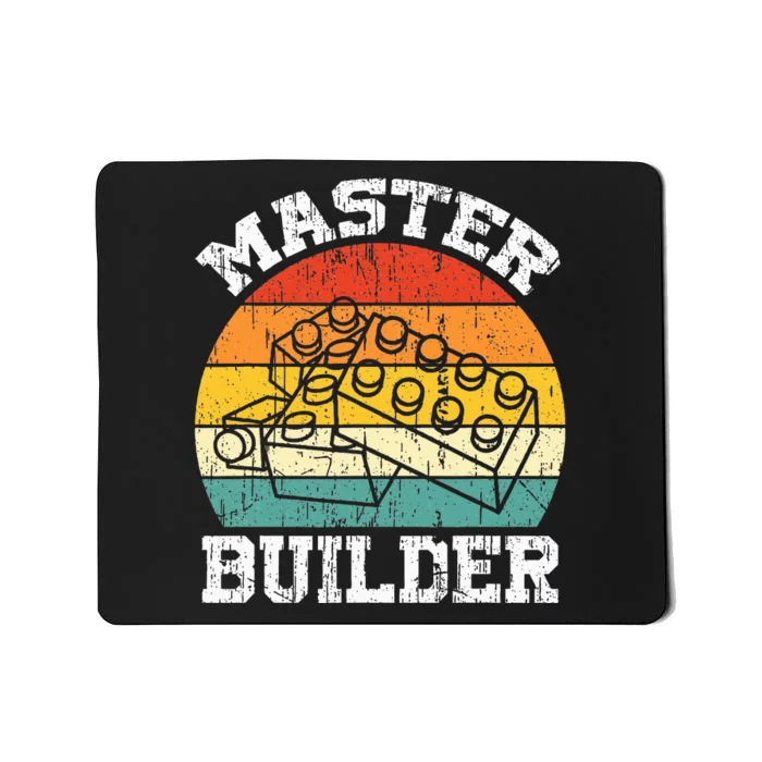 Master Builder Building Blocks Brick Toy Master Builder Mousepad