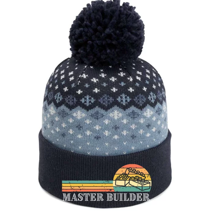 Master Builder Block Building Adults Birthday Gift The Baniff Cuffed Pom Beanie