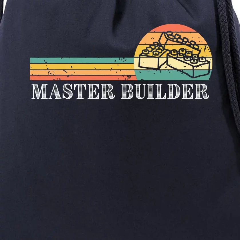 Master Builder Block Building Adults Birthday Gift Drawstring Bag