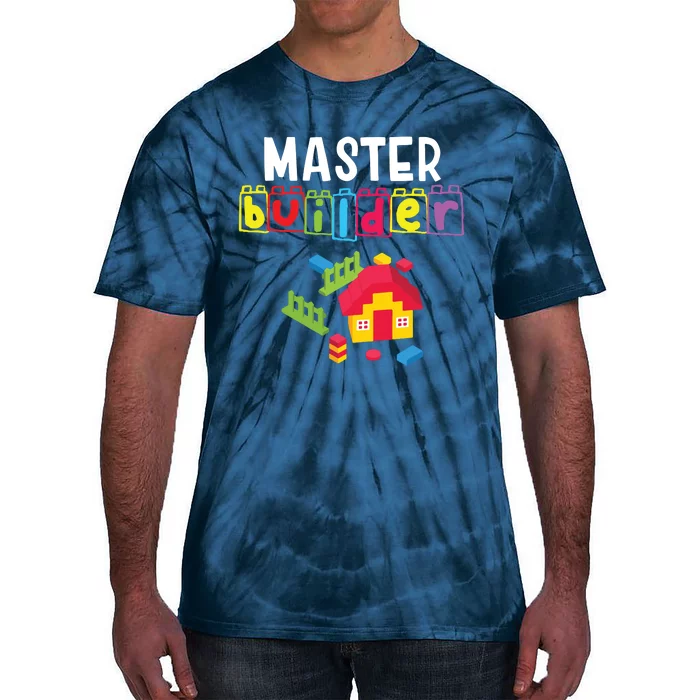 Master Builder Building Blocks Brick Builders Toys Gift Tie-Dye T-Shirt