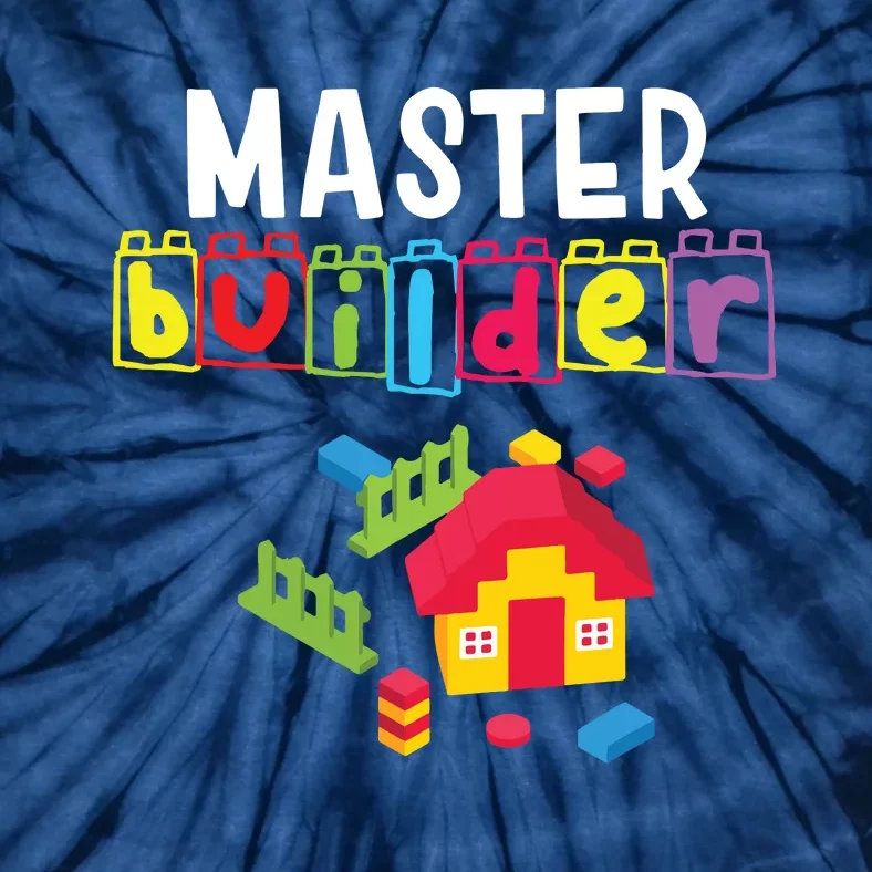 Master Builder Building Blocks Brick Builders Toys Gift Tie-Dye T-Shirt