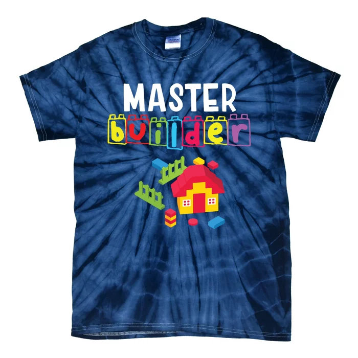 Master Builder Building Blocks Brick Builders Toys Gift Tie-Dye T-Shirt