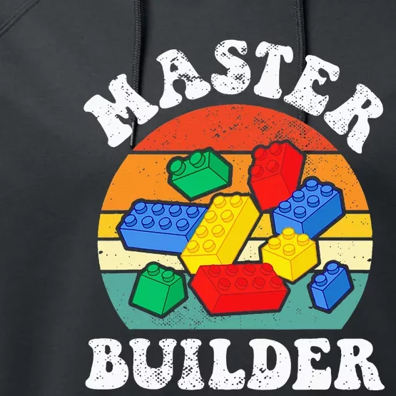 Master Builder Building Blocks Brick Toy Master Builder Performance Fleece Hoodie