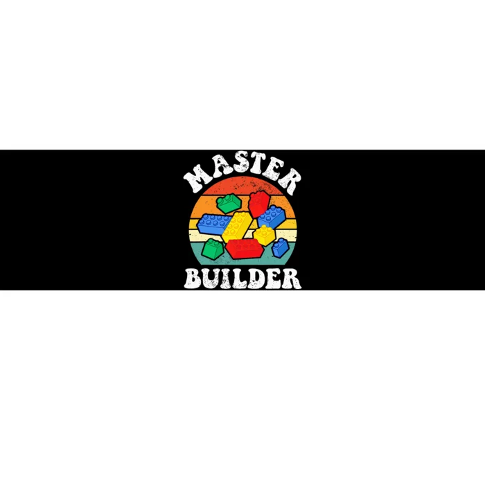 Master Builder Building Blocks Brick Toy Master Builder Bumper Sticker