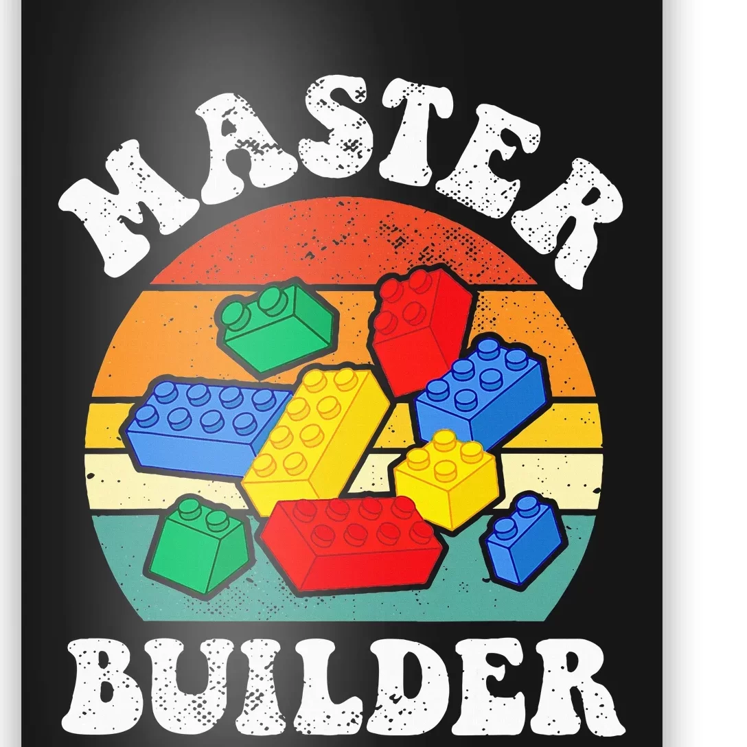 Master Builder Building Blocks Brick Toy Master Builder Poster