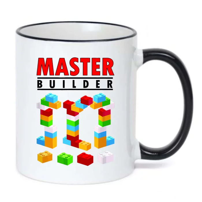 Master Builder Blocks Brick Funny Toys Black Color Changing Mug