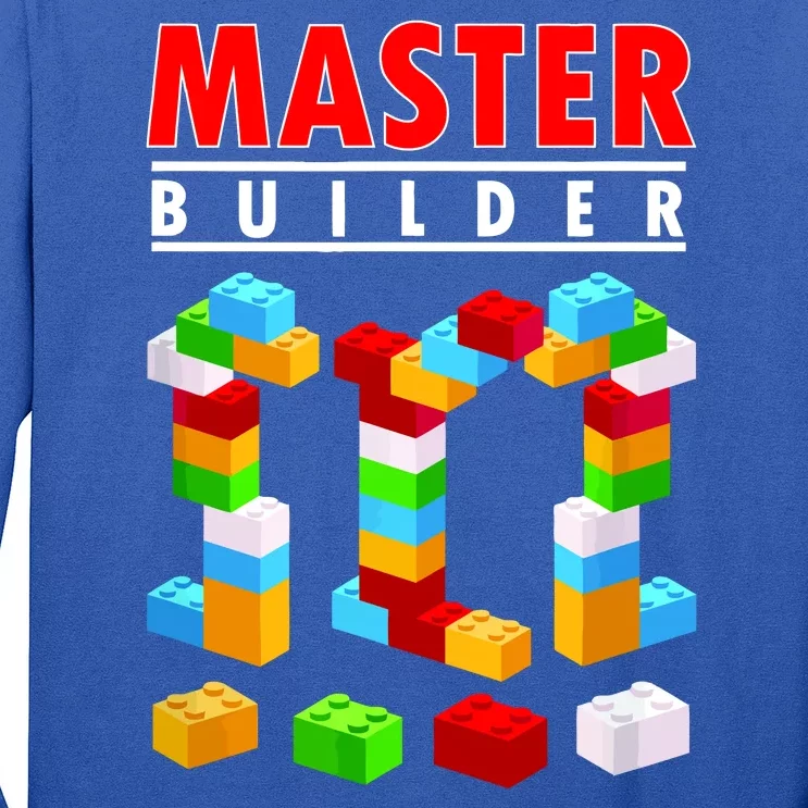 Master Builder Blocks Brick Funny Toys Long Sleeve Shirt