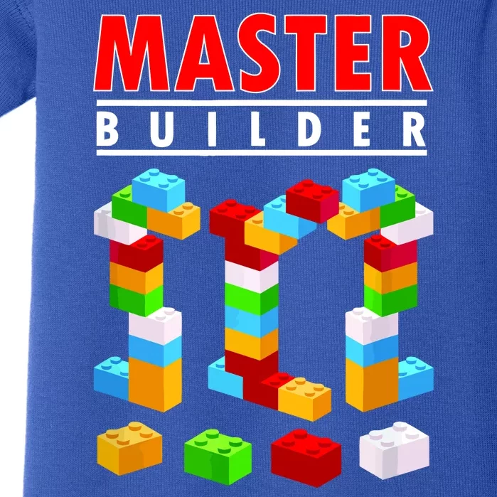 Master Builder Blocks Brick Funny Toys Baby Bodysuit