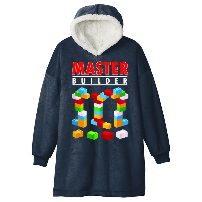 Master Builder Blocks Brick Funny Toys Hooded Wearable Blanket