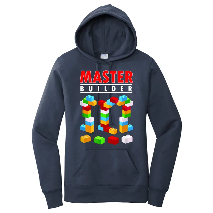 Master Builder Blocks Brick Funny Toys Women's Pullover Hoodie