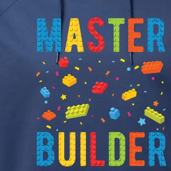 Master Builder Building Blocks Brick Builder Performance Fleece Hoodie