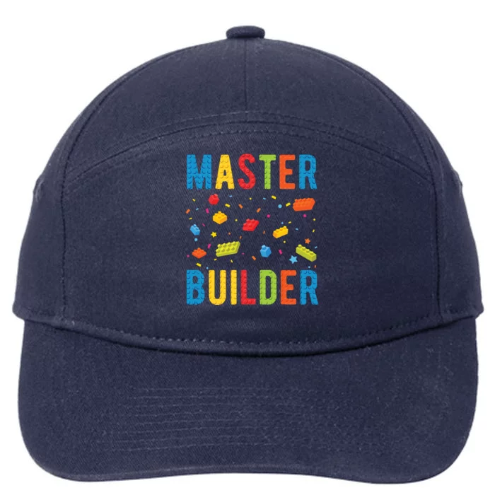 Master Builder Building Blocks Brick Builder 7-Panel Snapback Hat