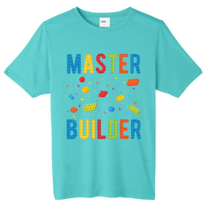 Master Builder Building Blocks Brick Builder ChromaSoft Performance T-Shirt