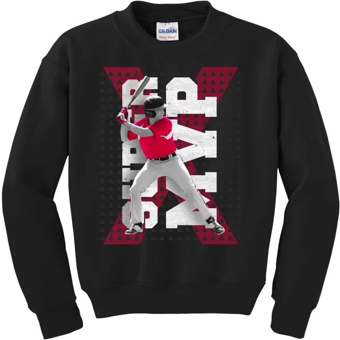 MVP Baseball Batter Kids Sweatshirt