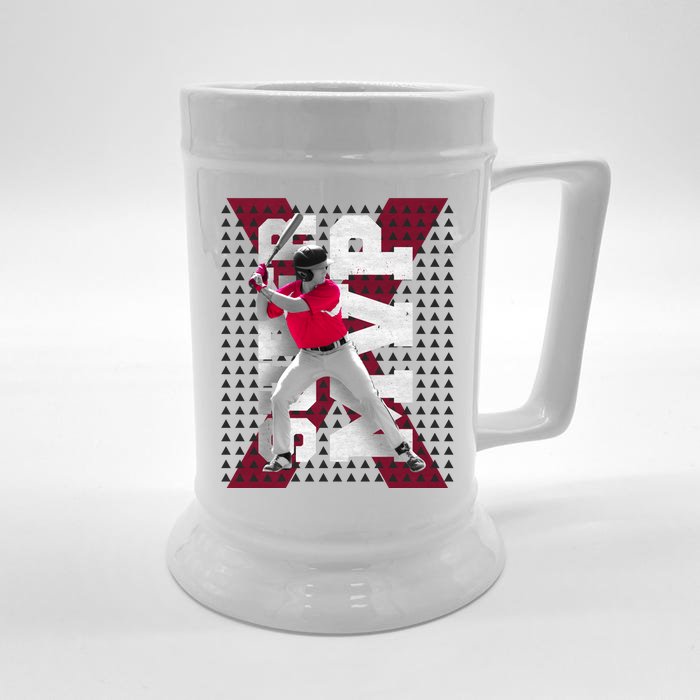 MVP Baseball Batter Front & Back Beer Stein