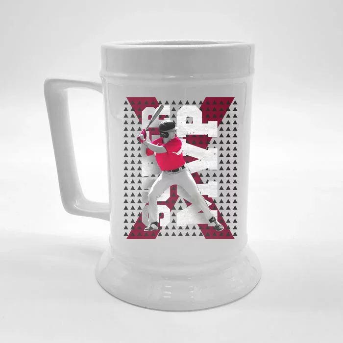 MVP Baseball Batter Front & Back Beer Stein