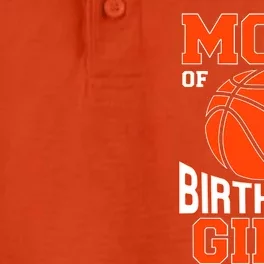 Mom Basketball Birthday Girl Family Baller Bday Party Dry Zone Grid Performance Polo