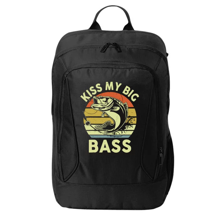 My Big Bass Fish Dad Funny Adult Humor City Backpack