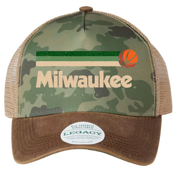 Milwaukee Basketball BBall City Wisconsin Retro Milwaukee Legacy Tie Dye Trucker Hat