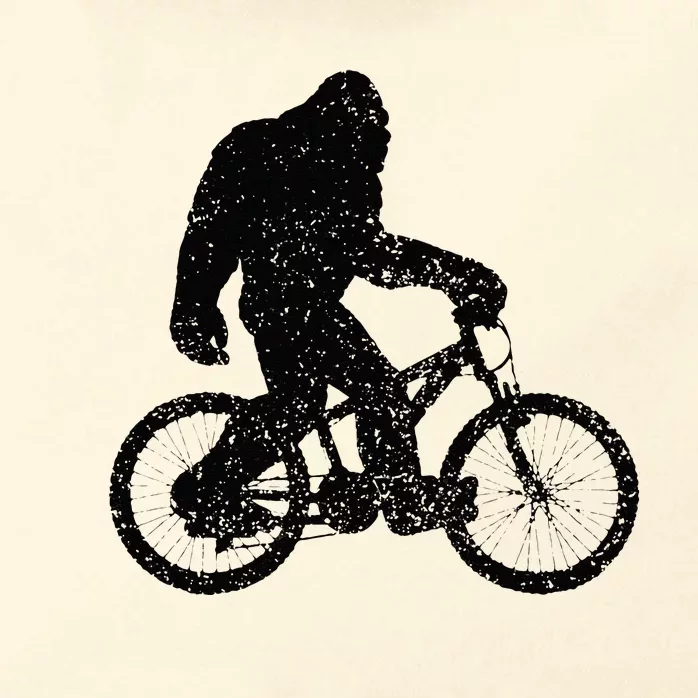 Mountain Bike Bigfoot MTB Biking Cycling Funny Biker Gift Zip Tote Bag