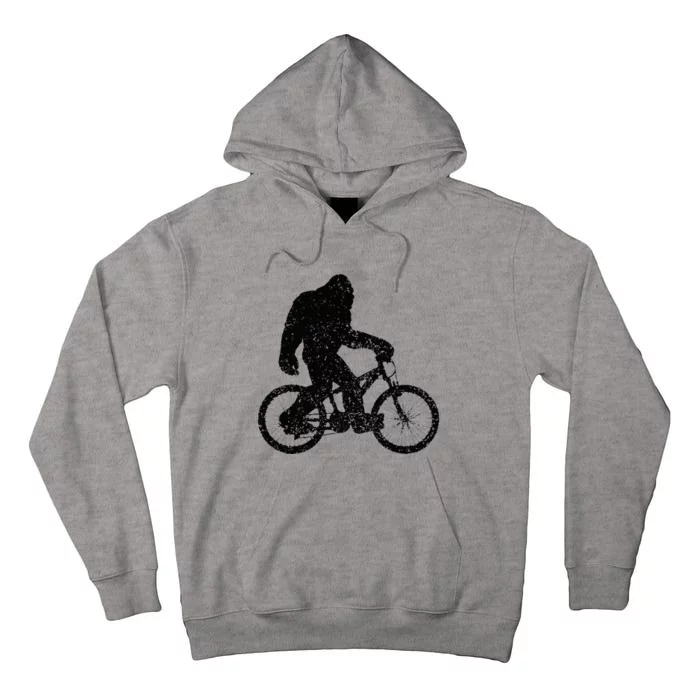 Mountain Bike Bigfoot MTB Biking Cycling Funny Biker Gift Tall Hoodie