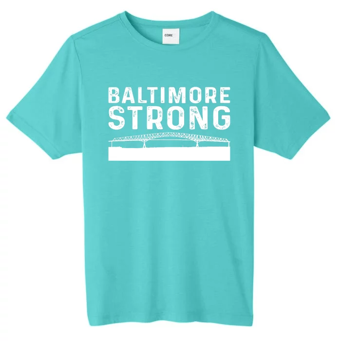 Maryland Baltimore Bridge Pray For Baltimore Strong ChromaSoft Performance T-Shirt