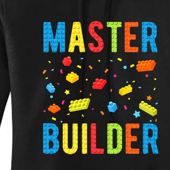 Master Builder Building Blocks Brick Builder Women's Pullover Hoodie