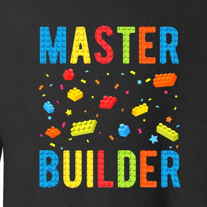 Master Builder Building Blocks Brick Builder Toddler Sweatshirt