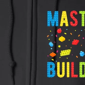 Master Builder Building Blocks Brick Builder Full Zip Hoodie