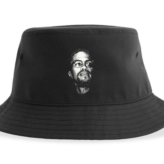 Malcolm Blm Black Lives Matter Black History Sustainable Bucket Hat