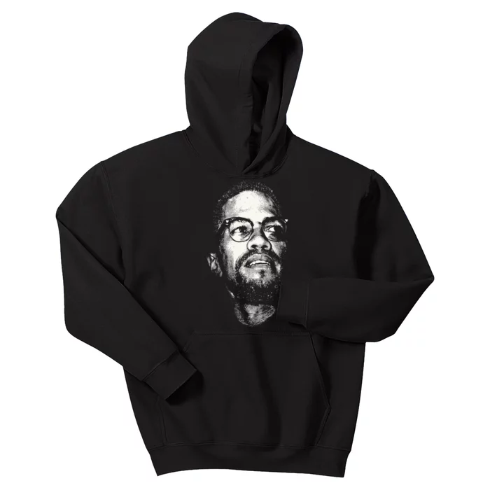 Malcolm Blm Black Lives Matter Black History Kids Hoodie