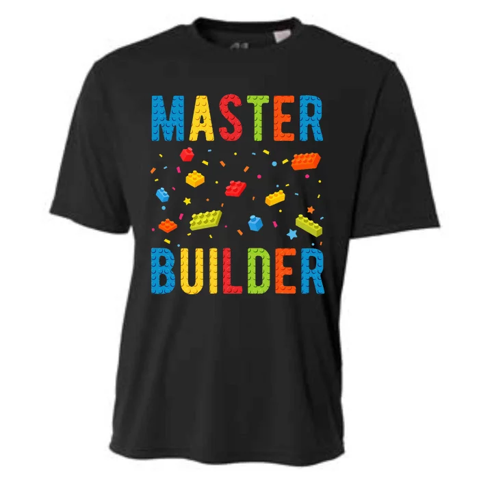 Master Builder Building Blocks Brick Builder Cooling Performance Crew T-Shirt