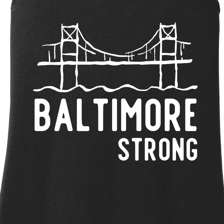 Maryland Baltimore Bridge Ladies Essential Tank