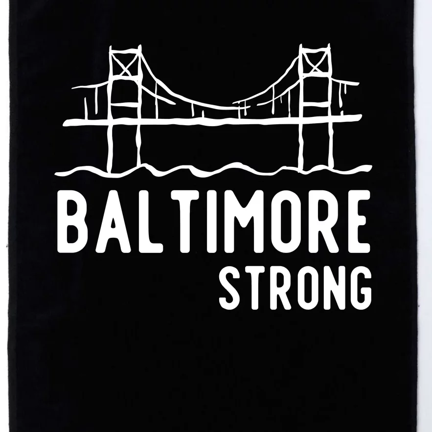 Maryland Baltimore Bridge Platinum Collection Golf Towel