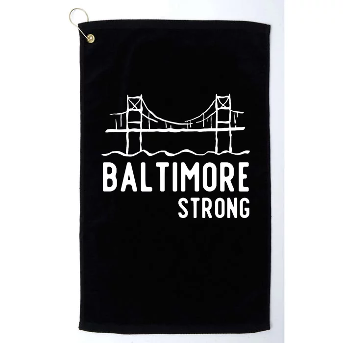 Maryland Baltimore Bridge Platinum Collection Golf Towel