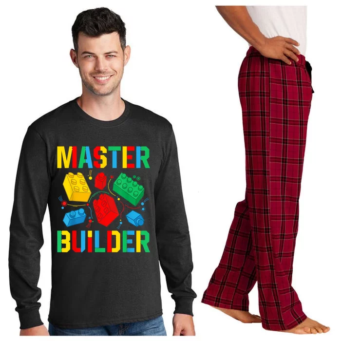 Master Builder Building Blocks Brick Toy Master Builder Long Sleeve Pajama Set