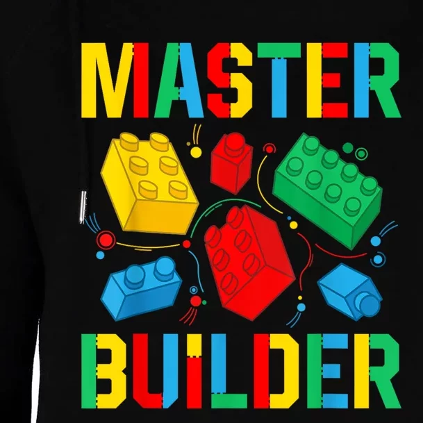 Master Builder Building Blocks Brick Toy Master Builder Womens Funnel Neck Pullover Hood